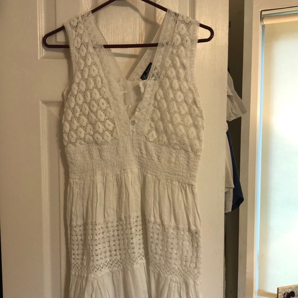 kristen Marie Dresses & Skirts - Gorgeous white lined sundress sz M in EUC